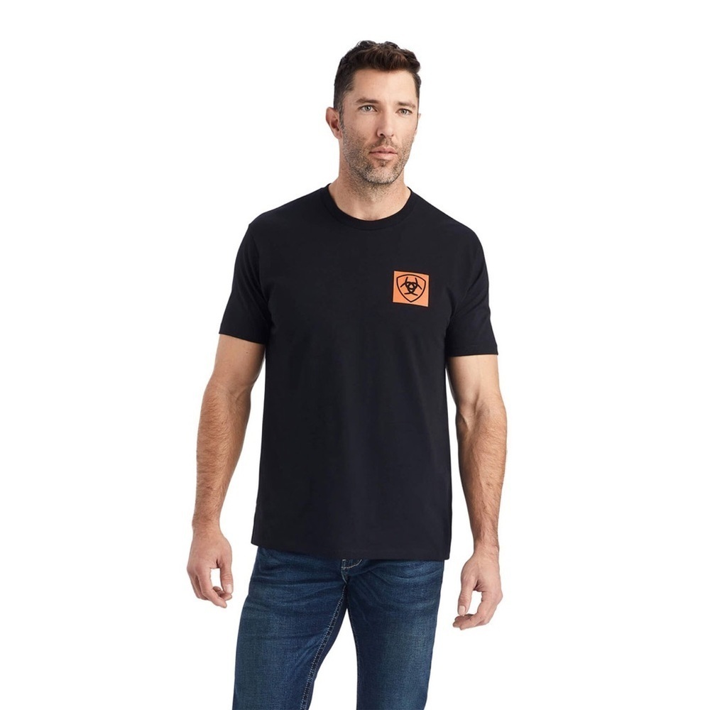 Ariat Men's Linear Octane Short Sleeve NWT
